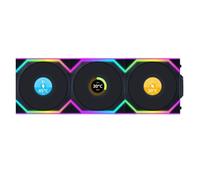 LIAN LI Nom : UNI FAN SL LCD ARGB PWM, 3-pack 120mm