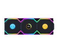 Ventilateur - LIANLI - Uni Fan SL 120 LCD Reverse ARGB Wireless - Noir - 120 mm - Connecteur 4 broches