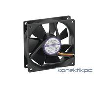 Dexlan Ventilateur 80 x 80 x 25 mm – lubrifié à vie