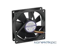 Dexlan Ventilateur 80 x 80 x 25 mm – lubrifié à vie