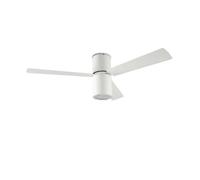 Ventilateur lumineux de plafond design Formentera - Blanc
