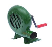 Ventilateur Manuel pour Barbecue, souffleur de Pop-Corn - Souffleur à Main Robuste Forge, souffleur d'air pour Barbecue extérieur, Allume-Flamme à manivelle (80 W)