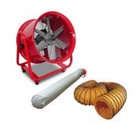 Ventilateur mobile MV400R3 avec tuyau et sac filtrant MW Tools MV400R3SET
