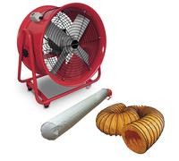 Ventilateur mobile MV500R3 avec tuyau et sac filtrant MW Tools MV500R3SET