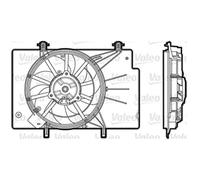 Valeo Ventilateur moteur 696344 GMV pour Ford B‑Max, Fiesta VI