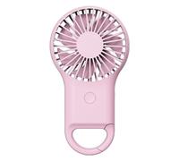 Ventilateur Móusqueton - Ventilateur De Poche Silencieux À LED Colorées De 75 G, Chargement USB | Petit Refroidisseur De Bureau Portable | Voyage Intérieur Extérieur Plage Vacances D'été Camping Clip