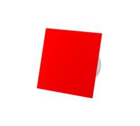 Ventilateur mural 100mm Évacuation air Hygrostat System Silent Trax Rouge Verre