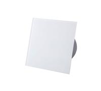 Ventilateur mural 100mm Évacuation air Hygrostat System Silent Trax Verre Opale