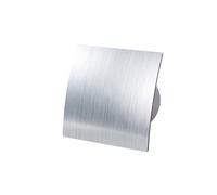 Ventilateur mural 100mm Évacuation air Minuterie System Silent Escudo Argent