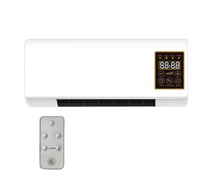 Ventilateur Mural Avec Télécommande,Portable Climafy avec Télécommande,Climatiseur Mural Réversible Split,Sans Unité Extérieure,Température Constante Intelligente, pour la Maison Ou Le Bureau (C)