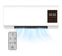 Ventilateur Mural Avec Télécommande Ventilateur Mural Réversible Split Sans Unité Extérieure pour Maison Chambre à Coucher Salon