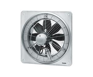 Ventilateur mural axial EZQ 45/6 B, plaque murale carrée, courant alternatif, DN450 de Maico - 0083.0100