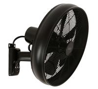 Ventilateur mural Breeze Wall avec télécommande Noir Lucci Air