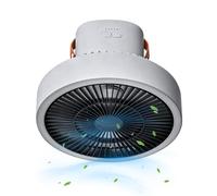 Ventilateur mural d'intérieur avec télécommande silencieuse 4000 mA | Ventilateur portable silencieux et durable pour la maison, le salon, la chambre à coucher, les voyages, le camping