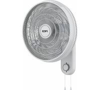 Ventilateur mural EDM 33526 Blanc 50 W 55 W Ø 45 cm