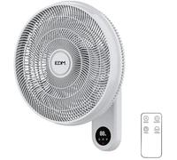 Ventilateur mural - EDM - Blanc - 50 W - Dimensions 45x54x25 cm - Multicolore