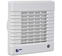 Ventilateur mural et de plafond SIKU - 10 cm - Blanc - Roulement à billes et grille d'aération automatique