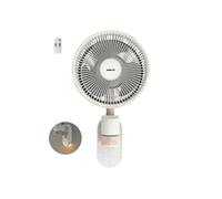 - Ventilateur mural FS09 - Moteur DC - Hélice 20cm - 8 vitesses - Fonction éclairage LED & détecteur de mouvement - Silencieux