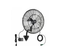 Ventilateur Mural Industriel Brumisateur 50 5 cm Ventilateur Oscillant avec Télécommande pour Atelier Garage Entrepôt et Salle