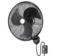 Ventilateur mural industriel de 50,8 cm, ventilateur mural oscillant à 120°, 3 vitesses, ventilateur en métal, inclinaison réglable, for entrepôt, serre, atelier et sous-sol ( Color : Mechanical contr