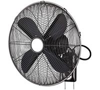 Ventilateur Mural Mur Wall Retro Electric Van sur Industrial Wall Home Restaurant se balançant secouant sa Grande tête (Couleur: Noir, Taille: 18 Pouces)