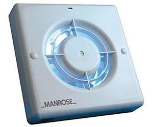 Ventilateur mural ou plafonnier Manrose - XF100LV - 100 mm x 10,2 cm - 12 V SELV pour salle de bain