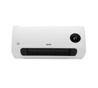 Ventilateur mural 2 en 1 Chauffage Soufflant 2000W Télécommande Ecran LED Minuteur hebdomadaire Blanc