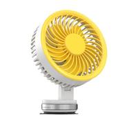 Ventilateur mural - Ventilateur de lit 3000 mAh | Fixation murale | Circulateur d'air de bureau pour chambre à coucher | Table portable silencieuse | Gadget climatique petit espace | Cuisine pour