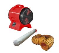 Ventilateur MV200PP avec tuyau et sac filtrant MW Tools MV200PPSET