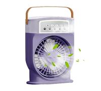 Ventilateur nébuliseur portable | Refroidissement personnel avec nébuliseur, 3 vitesses Réservoir d'eau 600 ml Refroidisseur d'air pour l'été méditation Yoga Camping pique-nique plage
