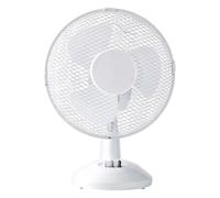 Ventilateur Nedis - plateau de table - 23 cm - CEE 7/16 - blanc