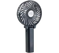 Pearl – Ventilateur nomade pliable 2 en 1 – Ø 9,5 cm – Batterie li-ion – Noir