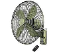 Ventilateur oscillant à Montage Mural Ventilateur électrique Mural éloigné, Ventilateur de Mur métallique Vintage-Remote Contrôle Timing Antique Momening Shaking Head Electric Fan (Couleur: 40 cm (14