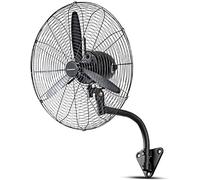 Ventilateur oscillant Mural 22 "Ventilateur Mural Industriel à Grande Vitesse Ventilateur en métal Lourd pour Le Mur pour l'industrie, Commercial, résidentiel et à Effet de Serre - Black
