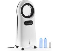 KASART Refroidisseur évaporatif Ioniseur 90 W - Rafraîchissement, purification et humidification avec contrôle à distance, panneau tactile, télécommande et minuteur, outil portable 3 vitesses