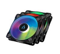 Ventilateur PC - ARCTIC - P12 PWM PST ARGB Noir (PACK 3) (ACFAN00232A)