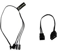 ventilateur PC Câble de raccordement noir Alphacool