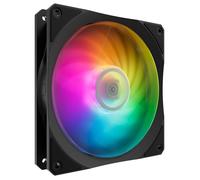 Cooler Master Mobius 140P ARGB Ventilateur pour Radiateur - Design Ring Blade (PWM), Roulement à Boucle Dynamique (max. 76.5CFM, 2.3mmH2O, 30dBA), Cadre Chanfreiné Air-Focus, ARGB Gen 2