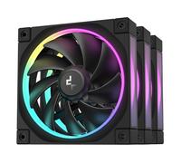 Ventilateur PC - DEEPCOOL - FL12-3 in 1 - 120 mm - 3 pièces - Finition noir mat