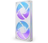 NZXT Ventilateur boîtier F240 RGB Core (Single Frame) – LED multicolore, 500–2400 tr/min, Blanc