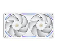 NZXT Ventilateur F240X – 2x120 mm PWM RGB, LCP, palier magnétique, faible bruit, blanc