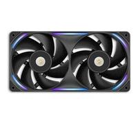 NZXT Ventilateur F240X 2x 120mm PWM RGB, cadre & pales LCP, palier magnétique, faible bruit – Noir