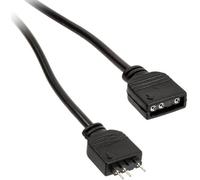 ventilateur PC Rallonge [1x ventilateur PC femelle 3 pôles - 1x ventilateur PC mâle 3 pôles] 0.50 m noir Kolink