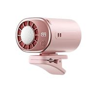 Ventilateur Personnel Clipable | Fixation par serrage pour voiture avec LED, orientation rotative et multi-vitesses, rafraîchisseur d'air réglable | Ventilateur personnel automobile,Pour camping,