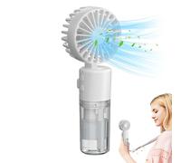 Ventilateur personnel de monsieur d'eau, ventilateur personnel portatif - Ventilateur refroidisseur de brumisation pliable portable - Ventilateur de brouillard d'eau pulvérisé avec lanière pour voyage