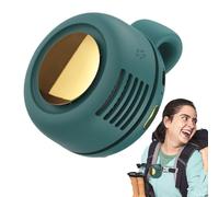 Ventilateur personnel mains libres sans lame - Refroidisseur à clipser rechargeable par USB pour la taille ou le bureau | Technologie de turbine de sécurité, puissance réglable silencieuse à 3 vitesse