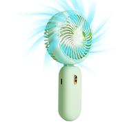 Ventilateur Personnel Pliable - Rechargeable Ventilateur Personnel Grand Vent Pour Voyage | Appareil Rafraîchissant Portable 3 Vitesses pour Extérieur Voyage Sport Accessoires