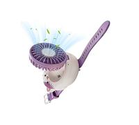 Ventilateur personnel portable - Rechargeable avec bracelet et chat mignon | Mini ventilateur de montre pour extérieur - pour garçons filles été extérieur voyage camping pique-nique fête maison école