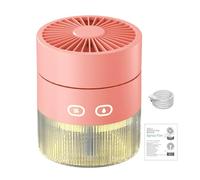 Ventilateur personnel portatif, ventilateur de brouillard d'eau - Ventilateur brumisateur pliable à chargement USB,Ventilateurs domestiques à refroidissement par eau, efficaces pour la randonnée, le C