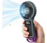 Ventilateur Personnel Souffleur D'Été Solaire Rechargeable USB 3 Vitesses